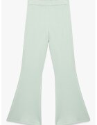 KOTON Colanti evazati cu talie elastica - Verde pal
