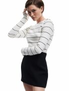 KOTON Fusta mini uni - Negru