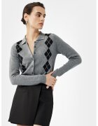 KOTON Fusta-pantalon cu detaliu petrecut - Negru
