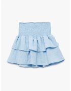 KOTON Fusta stratificata cu talie elastica - Albastru pastel