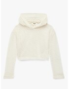 KOTON Hanorac crop cu perforatii - Bej