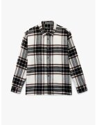 KOTON Jacheta-camasa regular fit in carouri - Alb/Negru/Maro