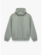 KOTON Jacheta din denim cu gluga si buzunare laterale - Verde sparanghel