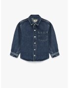 KOTON Jacheta din denim cu nasturi - Albastru inchis