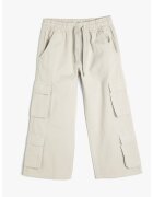 KOTON Pantaloni cargo cu snur in talie - Alb murdar
