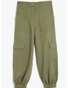 KOTON Pantaloni cargo din lyocell - Kaki