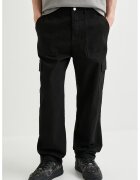 KOTON Pantaloni cargo drepti - Negru