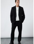 KOTON Pantaloni chino striati cu model uni - Negru