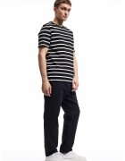 KOTON Pantaloni conici de bumbac cu buzunare laterale - Negru