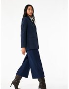 KOTON Pantaloni crop cu croiala ampla - Albastru inchis