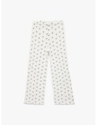 KOTON Pantaloni cu funda - Negru/Alb murdar