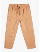 KOTON Pantaloni de bumbac cu snur in talie - Maro