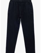 KOTON Pantaloni de bumbac cu talie ajustabila - Albastru ultramarin