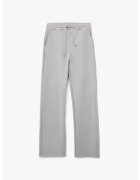 KOTON Pantaloni de trening din amestec de modal cu croiala ampla - Gri deschis