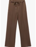 KOTON Pantaloni de trening din amestec de modal cu snur - Maro deschis