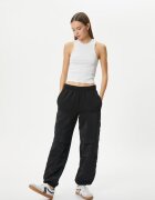 KOTON Pantaloni de trening relaxed fit cu buzunare laterale - Negru