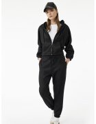 KOTON Pantaloni de trening relaxed-fit cu design cu aspect stralucitor - Negru
