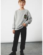 KOTON Pantaloni din amestec de bumbac cu snururi - Kaki inchis