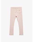 KOTON Pantaloni din amestec de bumbac cu talie elastica - Roz deschis