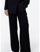 KOTON Pantaloni drepti eleganti cu buzunare laterale - Negru