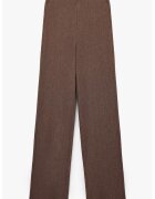 KOTON Pantaloni drepti texturati - Maro
