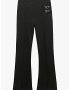 KOTON Pantaloni evazati cu catarame decorative - Negru