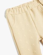 KOTON Pantaloni lungi cu stele brodate - Bej
