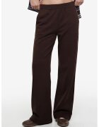 KOTON Pantaloni relaxed fit din amestec de bumbac - Maro inchis