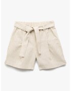 KOTON Pantaloni scurti cu cordon asortat - Alb fildes/Bej deschis