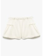 KOTON Pantaloni scurti cu fronseuri - Alb fildes