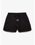 KOTON Pantaloni texturati cu snur - Negru
