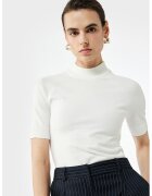 KOTON Pulover cu maneci raglan - Alb murdar