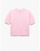 KOTON Pulover cu perle sintetice - Roz pastel