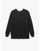 KOTON Pulover uni cu decolteu rotund - Negru stins