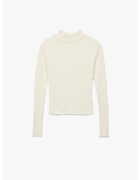 KOTON Pulover uni slim fit - Alb fildes