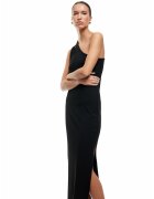 KOTON Rochie maxi cu decolteu asimetric - Negru