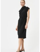 KOTON Rochie midi cu cordon in talie - Negru
