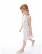 KOTON Rochie midi cu model floral - Rosu/Alb fildes/Albastru lavanda