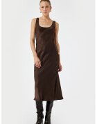 KOTON Rochie midi fara maneci - Maro inchis