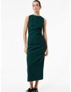 KOTON Rochie midi fara maneci - Verde inchis