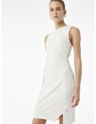 KOTON Rochie mini cambrata - Alb murdar