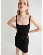 KOTON Rochie scurta cu bretele - Negru
