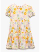 KOTON Rochie stratificata cu model floral - Bej deschis
