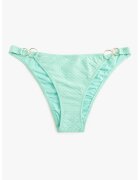 KOTON Slip cu detalii cu aspect stralucitor - Turcoaz