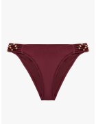 KOTON Slip cu margele - Rosu inchis