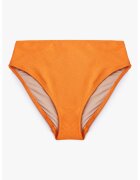 KOTON Slip hipster cu aspect texturat - Portocaliu deschis