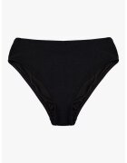 KOTON Slip hipster texturat - Negru
