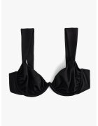 KOTON Sutien de baie cu bretele late - Negru