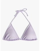 KOTON Sutien de baie cu cupe triunghiulare - Lila
