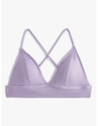 KOTON Sutien de baie cu cupe triunghiulare si aspect texturat - Lila